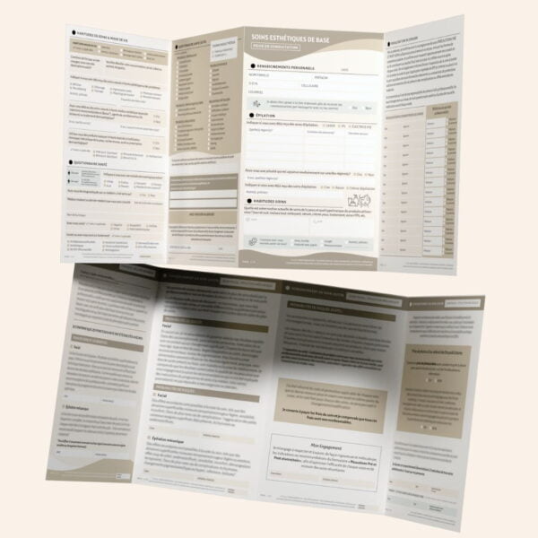 Dossiers clients - SERVICES ESTHÉTIQUES DE BASE