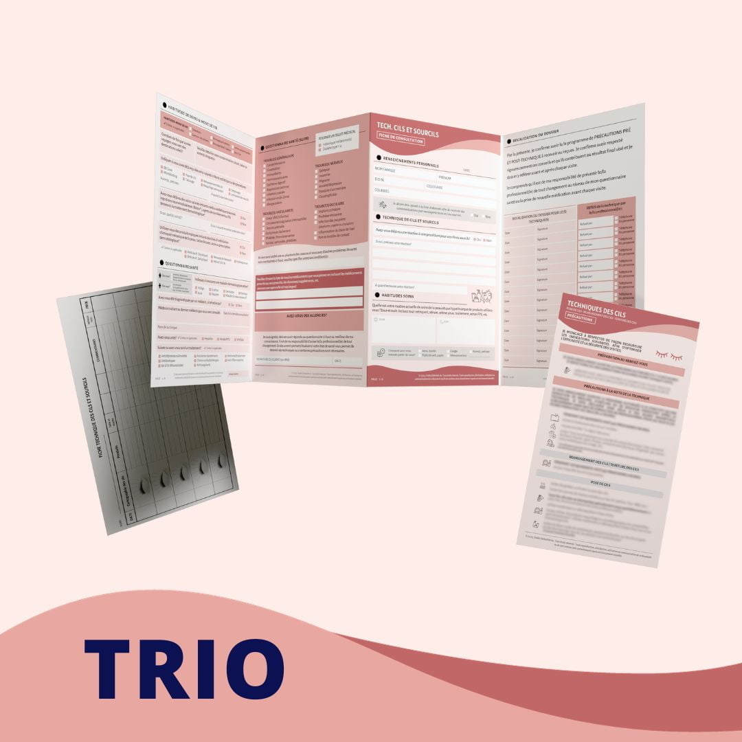 TRIO - SERVICES DE CILS ET SOURCILS 1 TRIO - SERVICES DE CILS ET SOURCILS