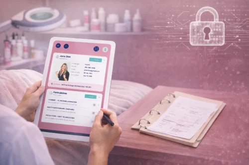 cybersecurite dossiers clients en esthetique